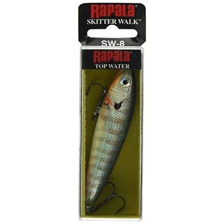 Rapala Skitter Walk Topwater Lure, 3 18, 716 Oz, Bluegill Floating SW08BG